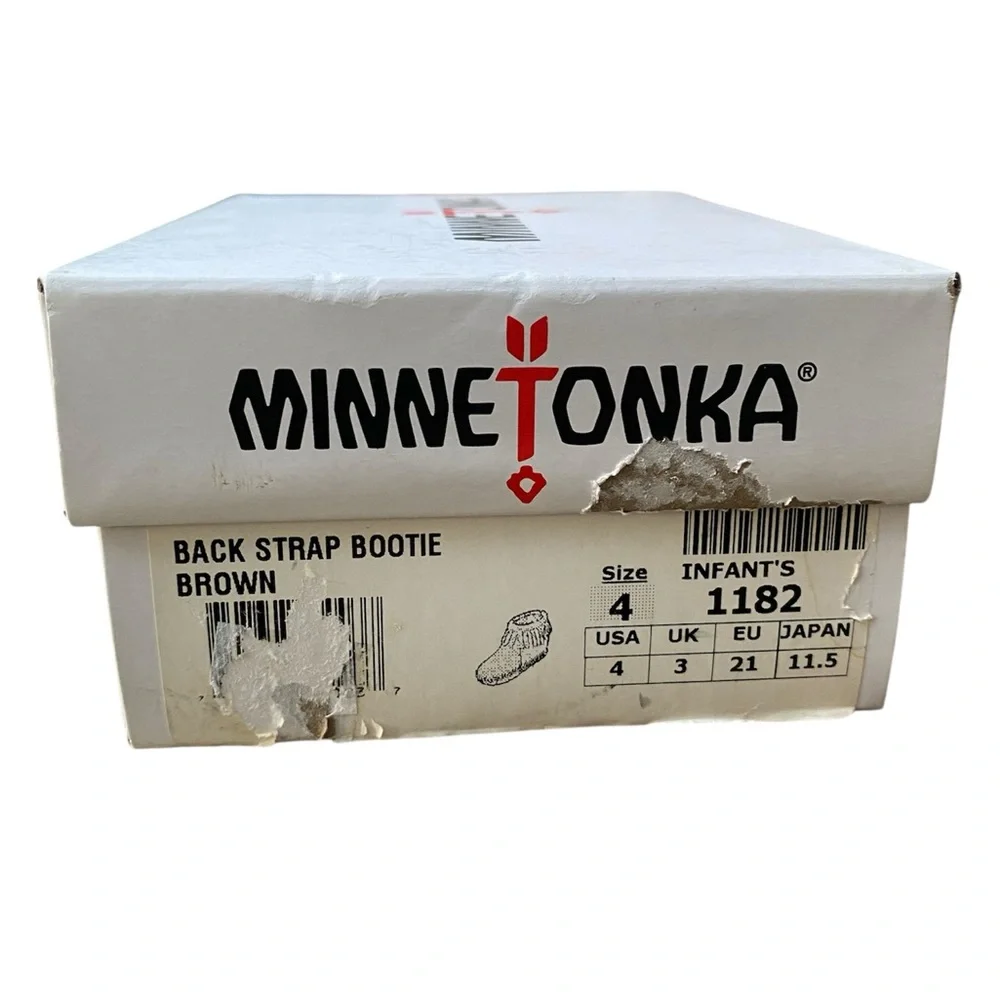 Minnetonka Children's Suede Classic Fringe Bootie size 4